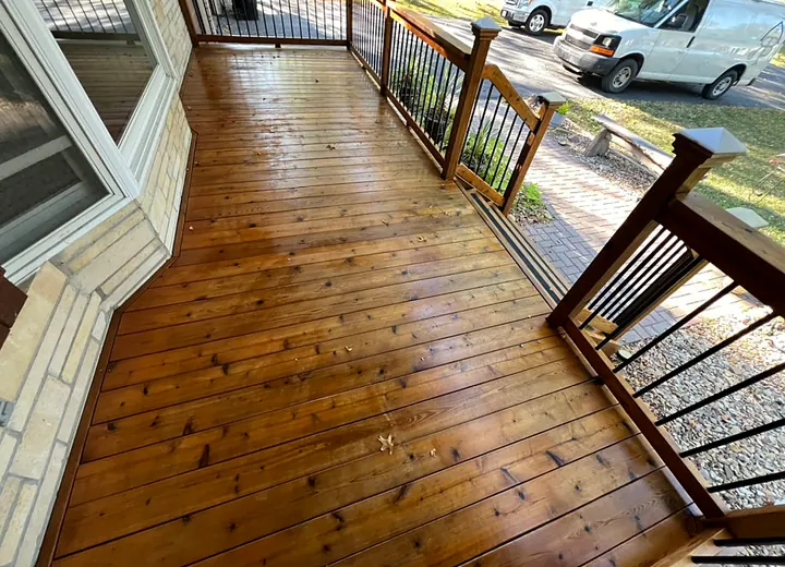 Deck staining by Red Barn Painting