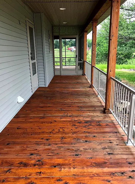 Deck staining by Red Barn Painting