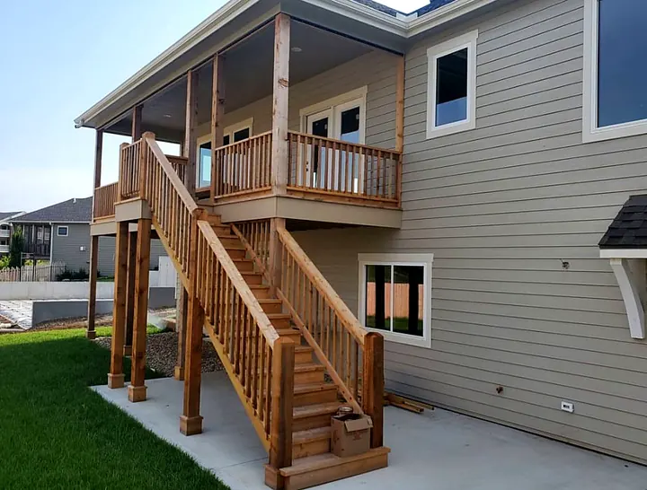 Deck staining by Red Barn Painting