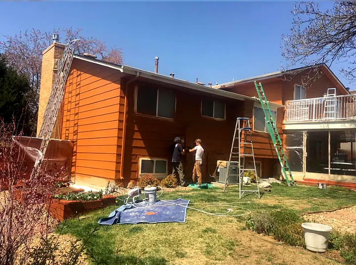 Exterior house painting by Red Barn Painting