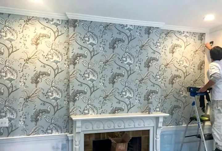 Wallpaper removal project